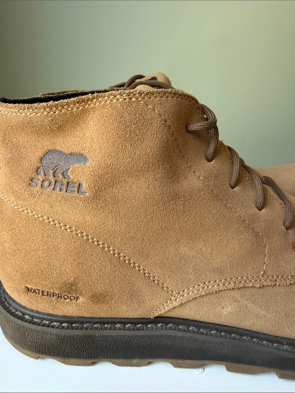 Sorel Men's Madson II Waterproof Soft Suede Leather Boots Lace Up (NM5372-286)